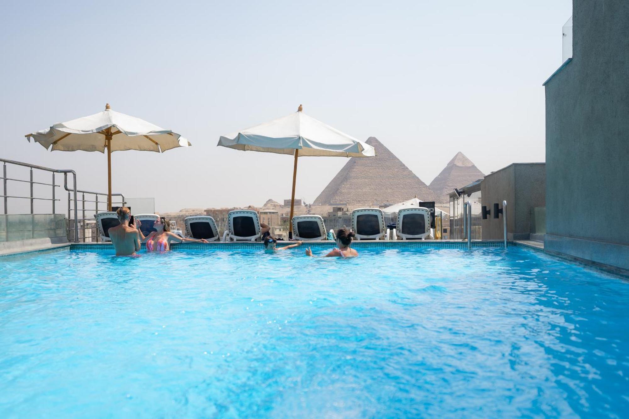 Pyramid Front Hotel Al Kawm al Akhdar Extérieur photo